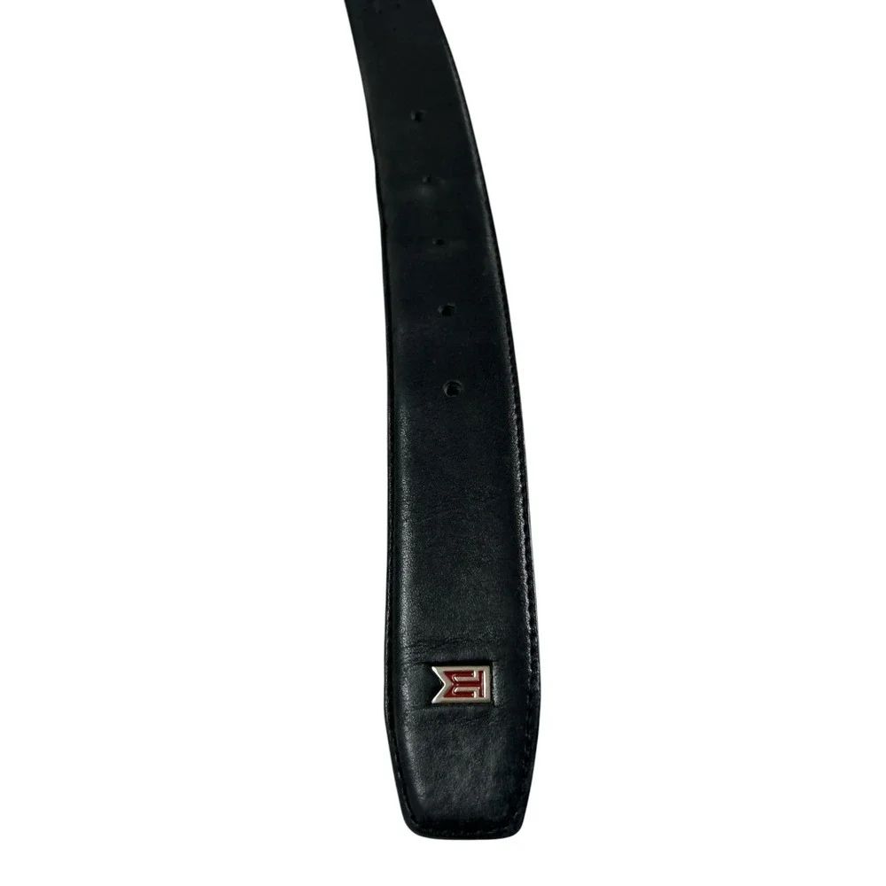 Nike Golf Tiger Woods TW G-Flex Mesh Black Leather Belt Sz 38 1207801